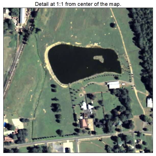 Plainville, Georgia aerial imagery detail