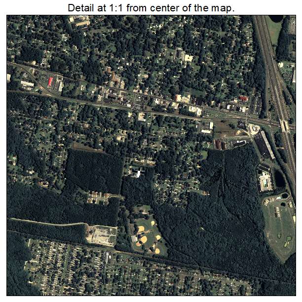 Pooler, Georgia aerial imagery detail