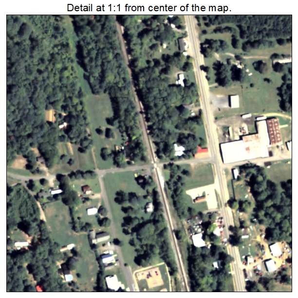 Ranger, Georgia aerial imagery detail