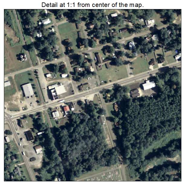 Ray City, Georgia aerial imagery detail