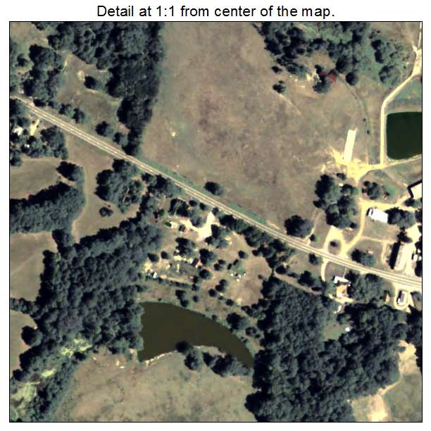 Rayle, Georgia aerial imagery detail