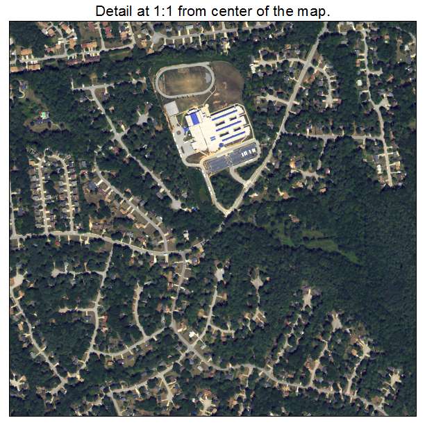 Redan, Georgia aerial imagery detail