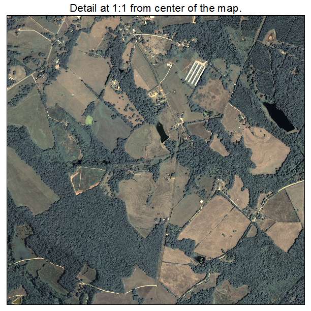 Reed Creek, Georgia aerial imagery detail