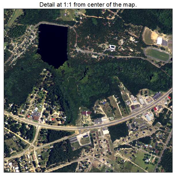Reidsville, Georgia aerial imagery detail