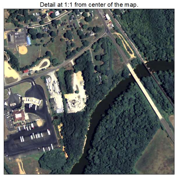 Resaca, Georgia aerial imagery detail