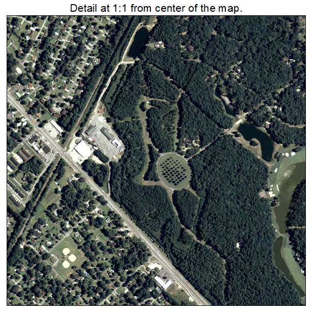 Richmond Hill, Georgia aerial imagery detail