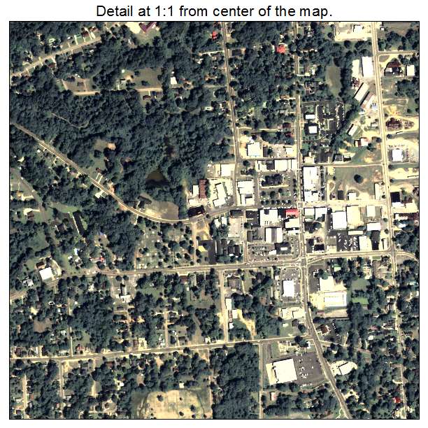 Sandersville, Georgia aerial imagery detail