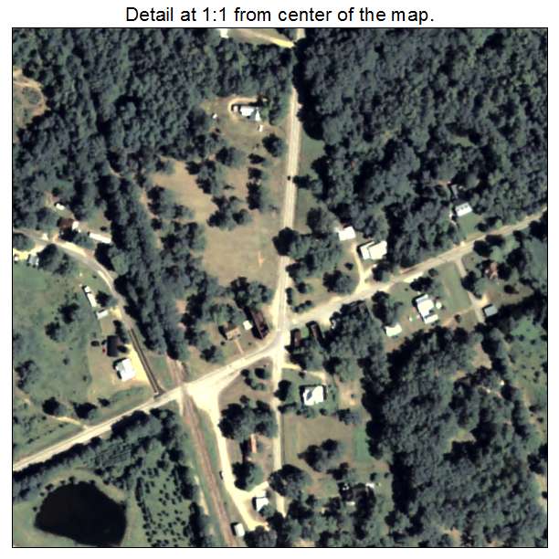 Sharon, Georgia aerial imagery detail