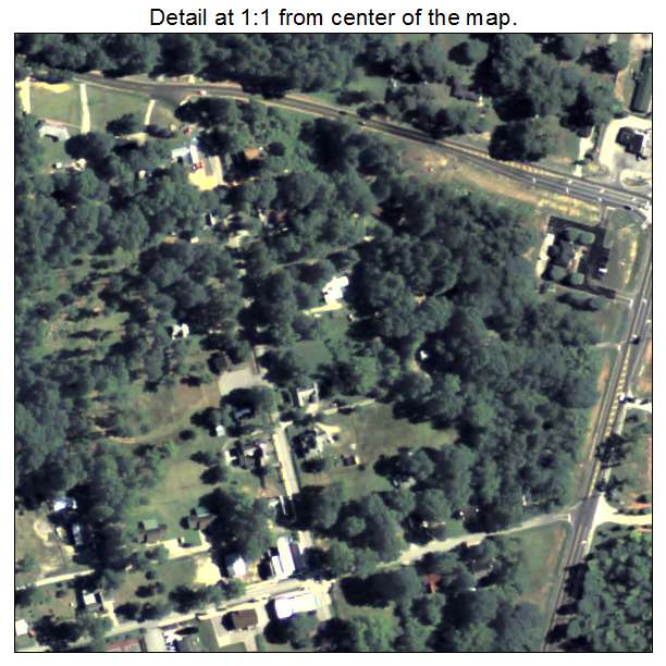 Sharpsburg, Georgia aerial imagery detail