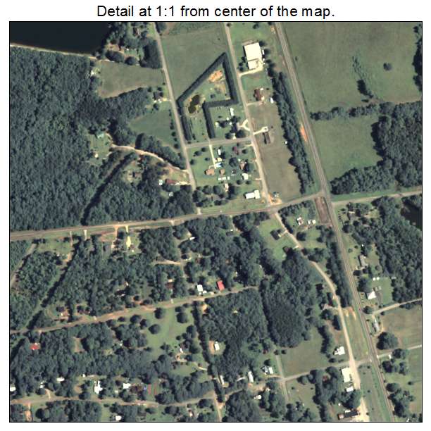 Shiloh, Georgia aerial imagery detail