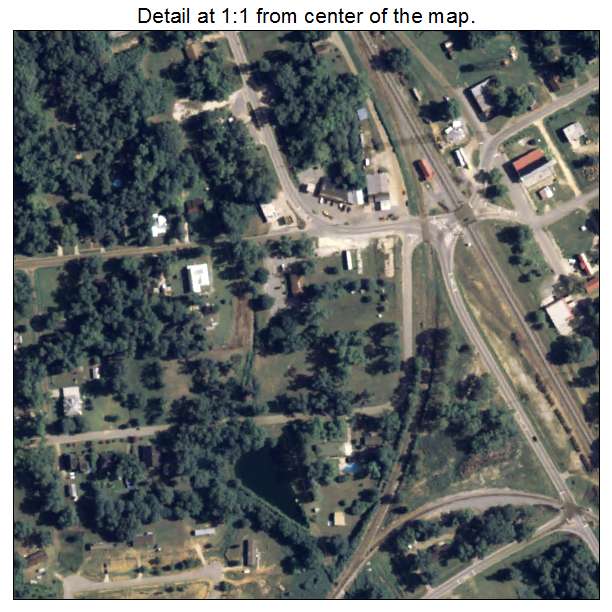 Smithville, Georgia aerial imagery detail