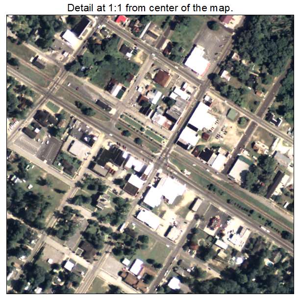 Soperton, Georgia aerial imagery detail