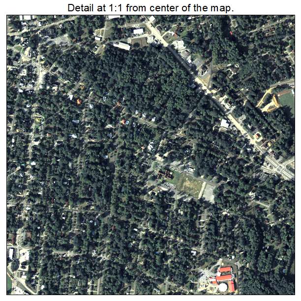 Statesboro, Georgia aerial imagery detail