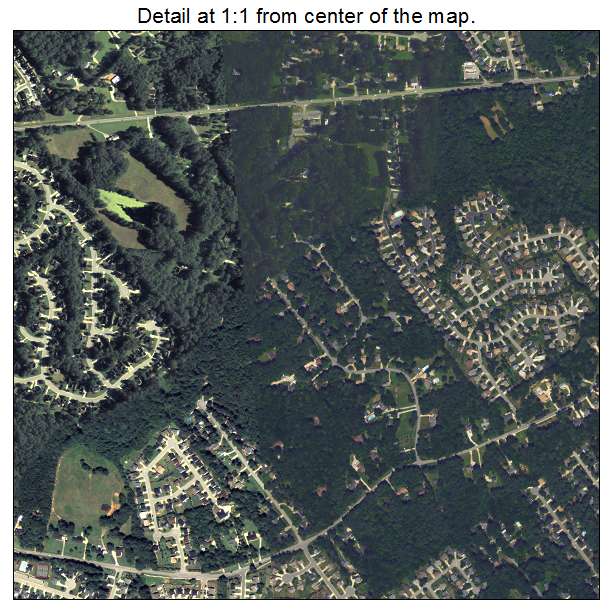 Sugar Hill, Georgia aerial imagery detail