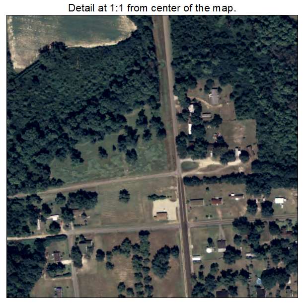 Sumner, Georgia aerial imagery detail