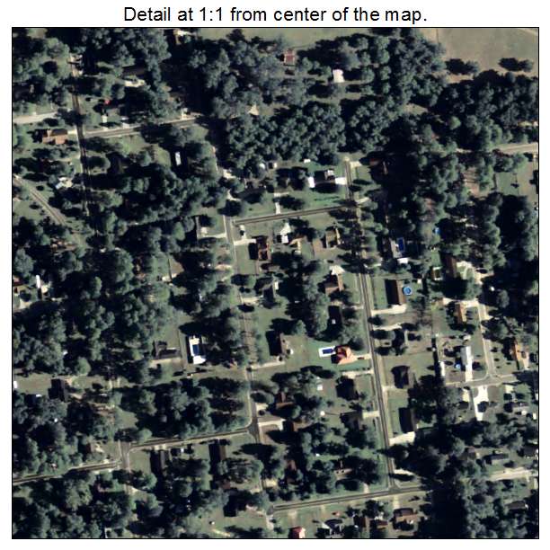 Sunnyside, Georgia aerial imagery detail