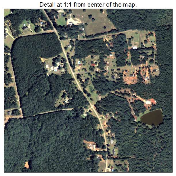 Sunset Village, Georgia aerial imagery detail