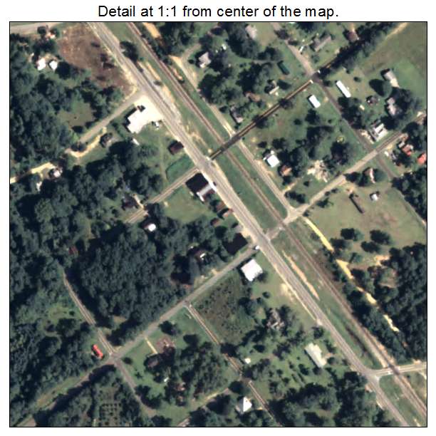 Tarrytown, Georgia aerial imagery detail