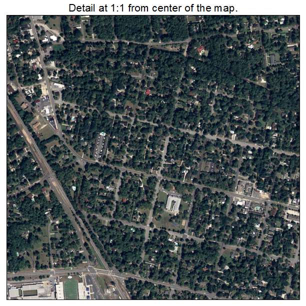 Tifton, Georgia aerial imagery detail