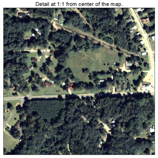 Toomsboro, Georgia aerial imagery detail