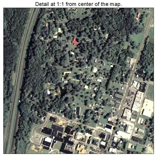 Trenton, Georgia aerial imagery detail