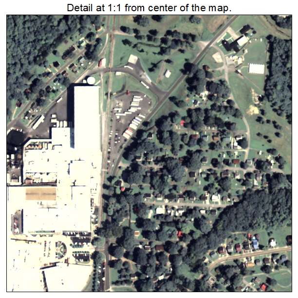 Trion, Georgia aerial imagery detail