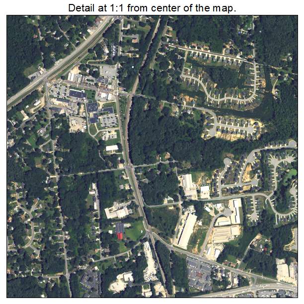 Union City, Georgia aerial imagery detail