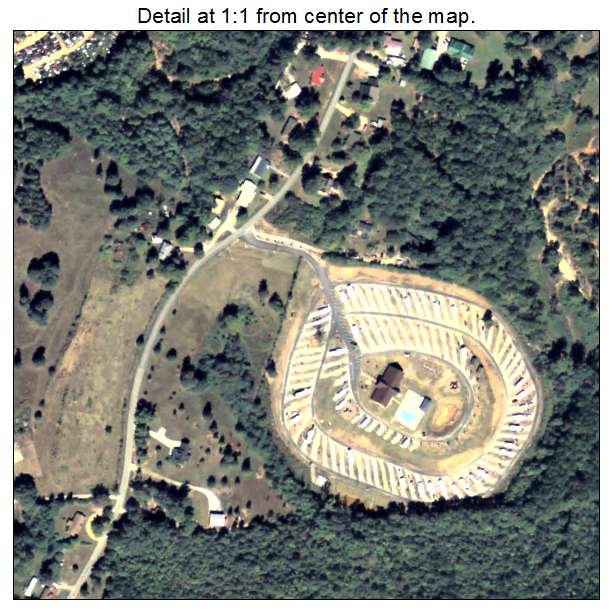 Waco, Georgia aerial imagery detail