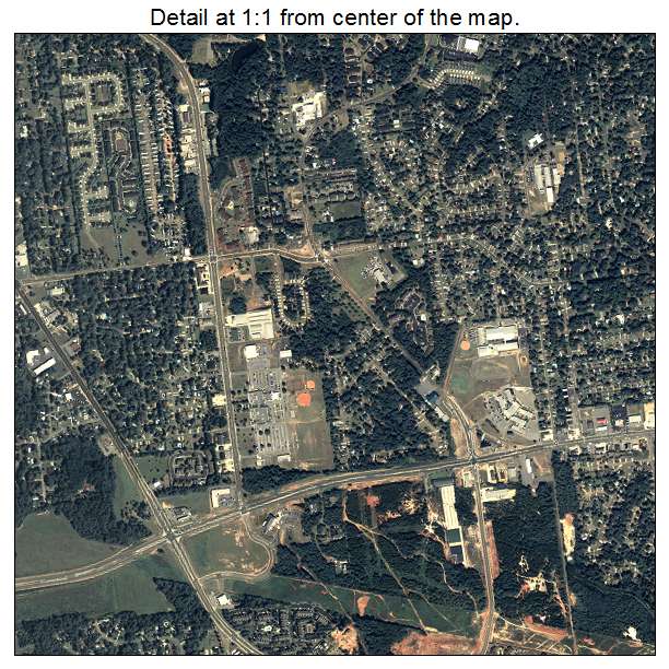 Warner Robins, Georgia aerial imagery detail