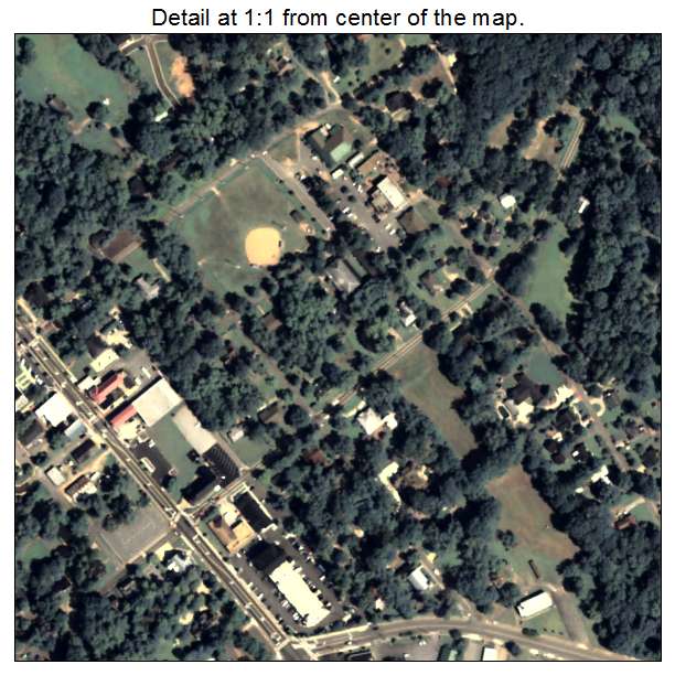 Watkinsville, Georgia aerial imagery detail