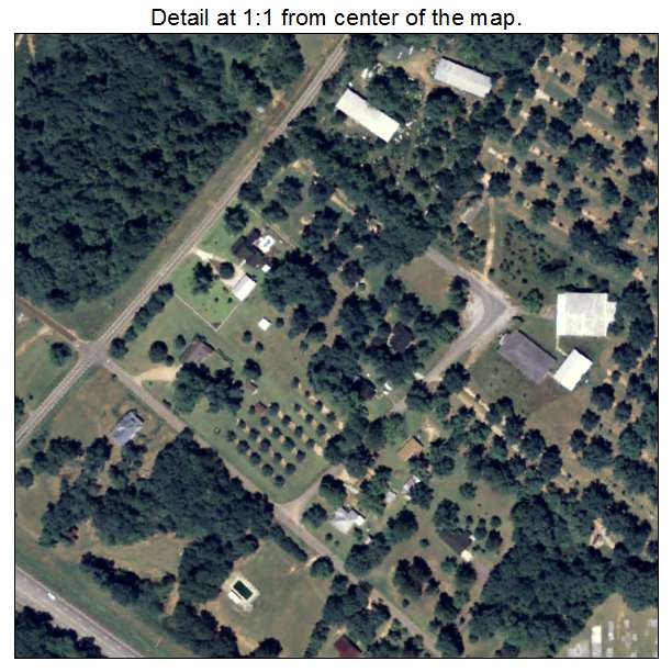 Weston, Georgia aerial imagery detail