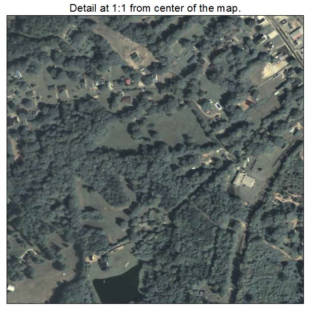 Whitesburg, Georgia aerial imagery detail