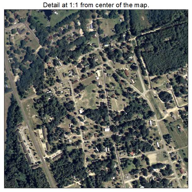 Willacoochee, Georgia aerial imagery detail