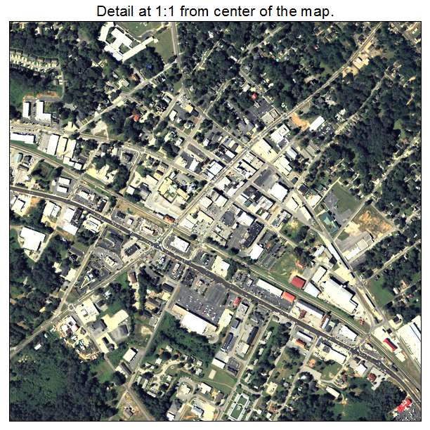 Winder, Georgia aerial imagery detail