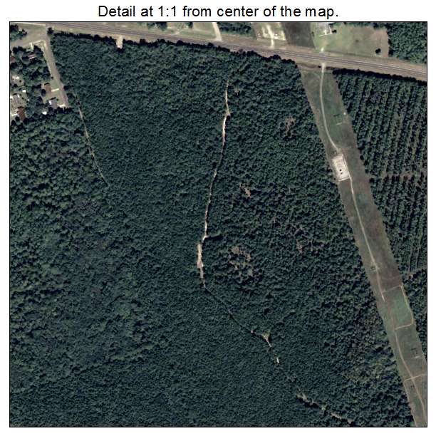 Woodbine, Georgia aerial imagery detail