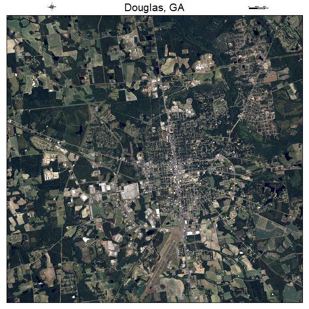 Douglas, GA air photo map