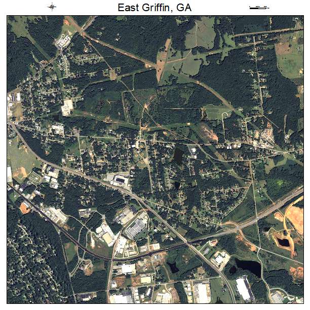 East Griffin, GA air photo map