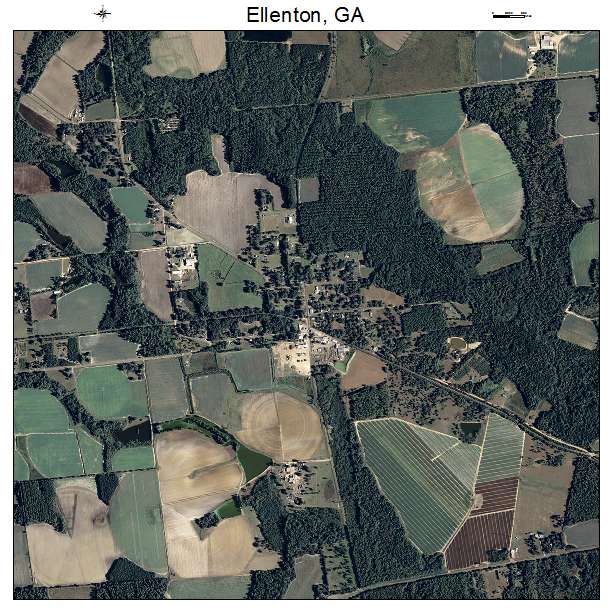 Ellenton, GA air photo map