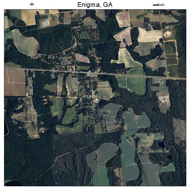Enigma, GA air photo map