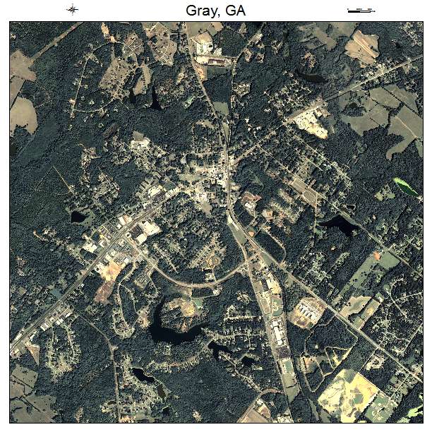 Gray, GA air photo map