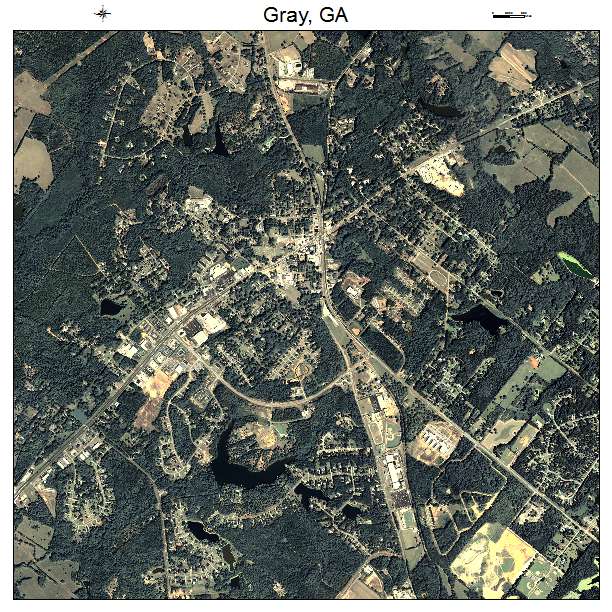 Aerial Photography Map of Gray, GA