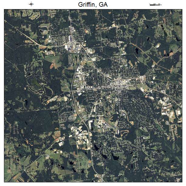 Griffin, GA air photo map