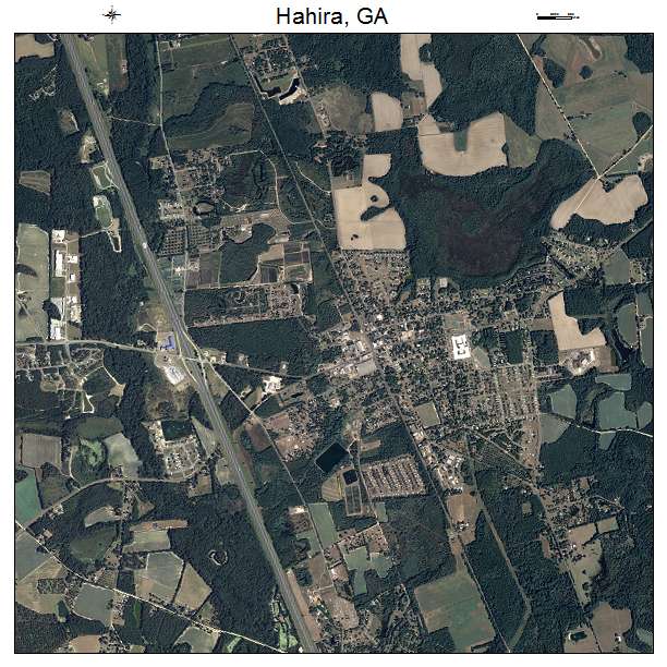 Hahira, GA air photo map