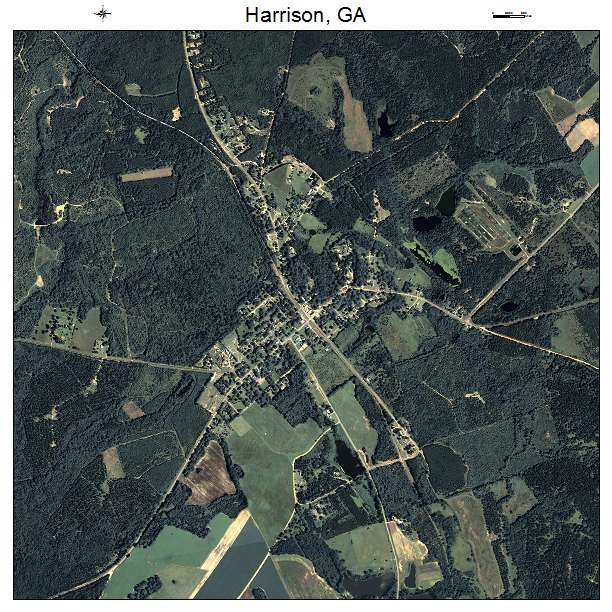 Harrison, GA air photo map