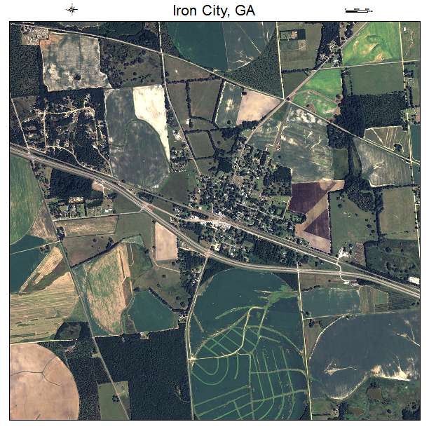Iron City, GA air photo map