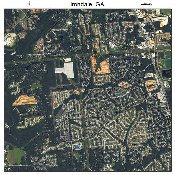 Irondale, GA air photo map