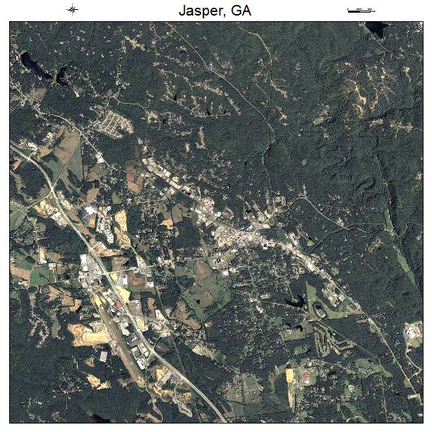 Jasper, GA air photo map