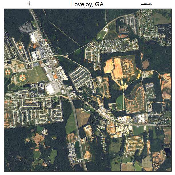 Lovejoy, GA air photo map