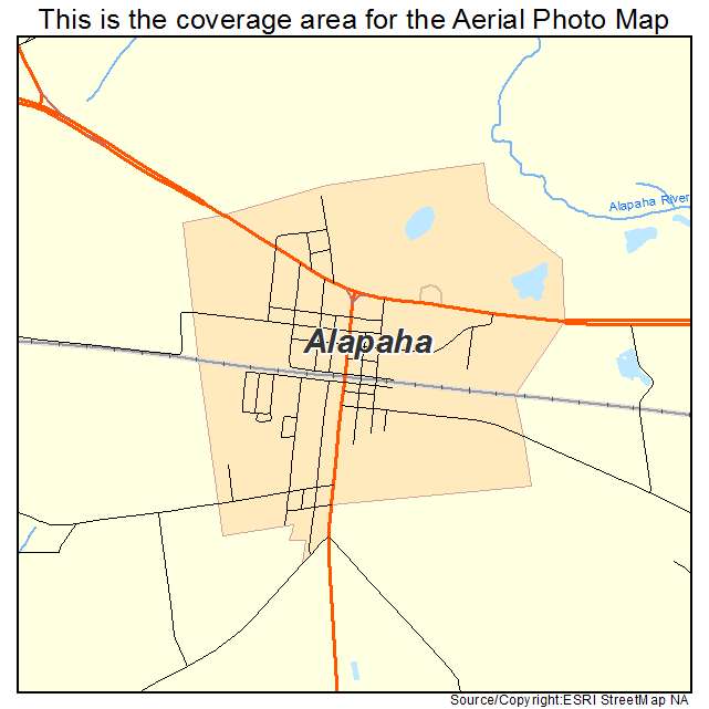 Alapaha, GA location map 