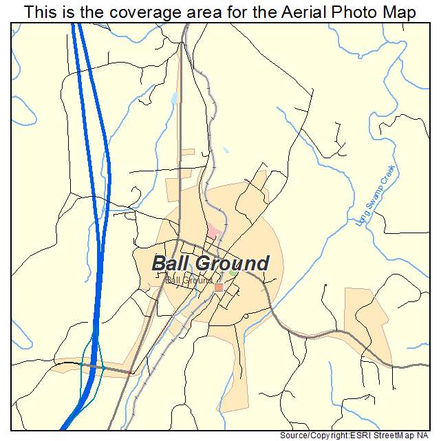 Ball Ground, GA location map 